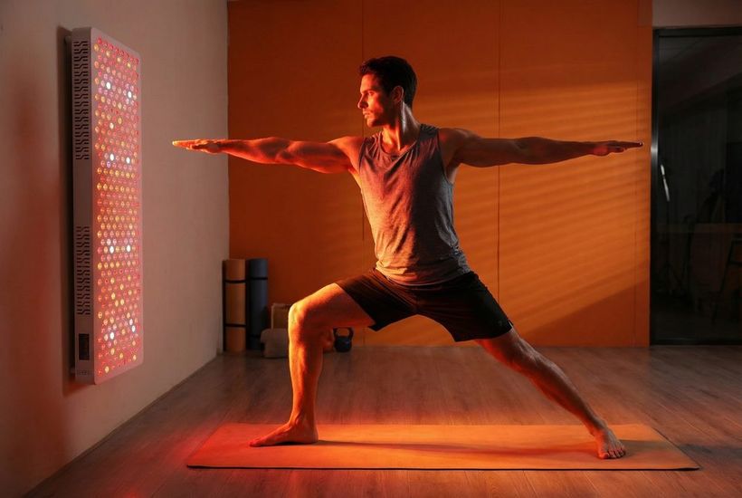Red light therapy and photobiomodulation treatment room